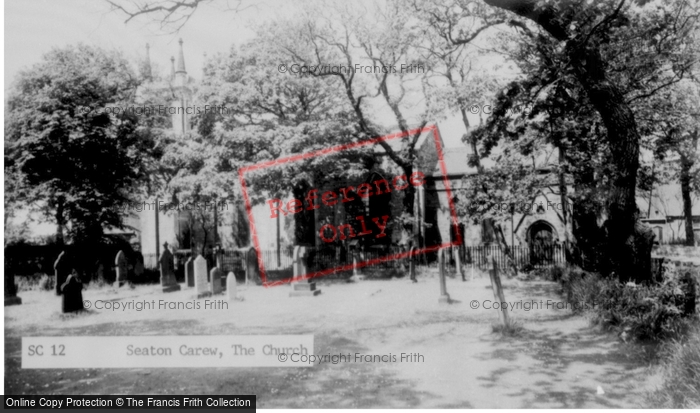 Photo of Seaton Carew, Holy Trinity Church c.1955