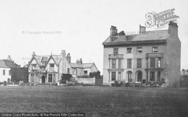 Photo of Seaton Carew, Houses By The Green 1886