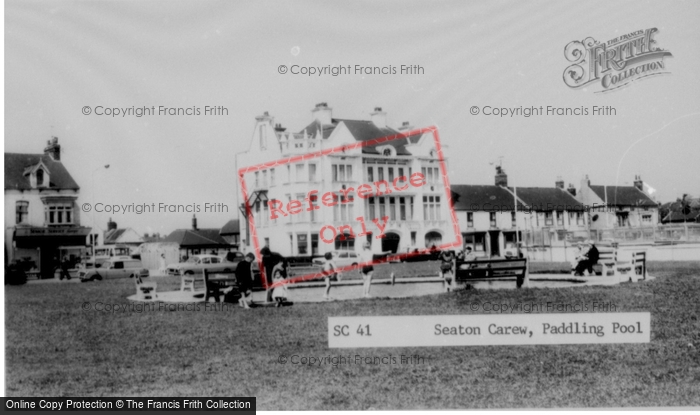 Photo of Seaton Carew, Paddling Pool c.1965