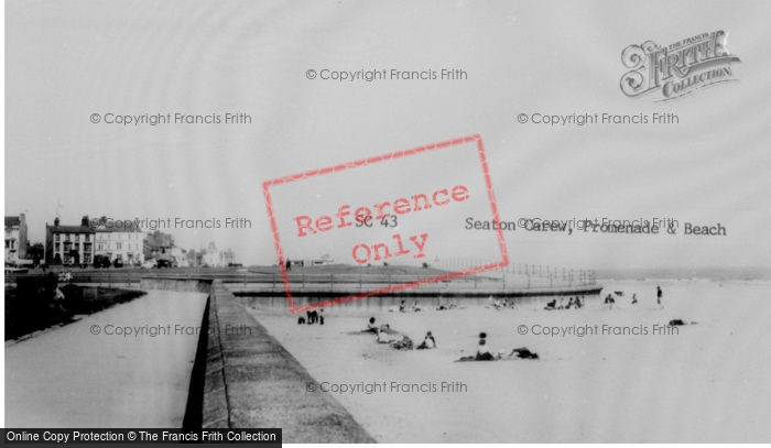 Photo of Seaton Carew, Promenade And Beach c.1965