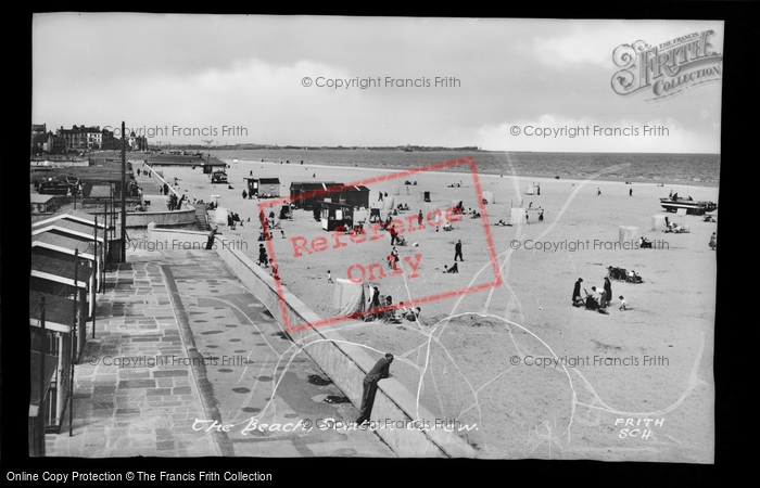 Photo of Seaton Carew, The Beach c.1955