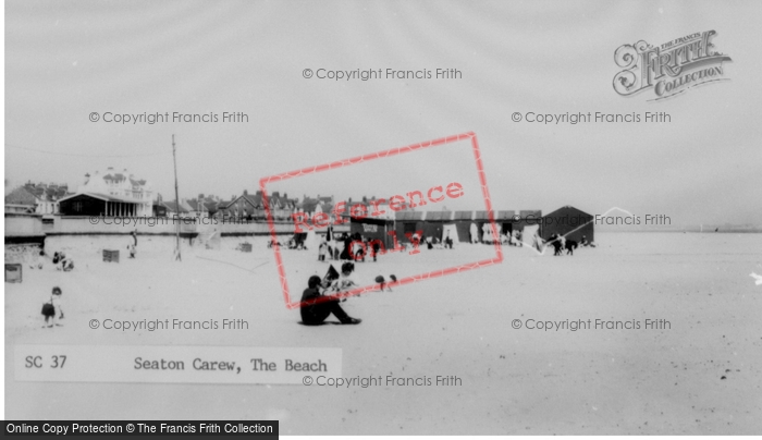 Photo of Seaton Carew, The Beach c.1965