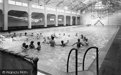 Seaton Carew, the Swimming Bath c1955