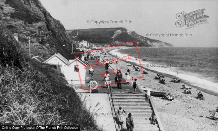 Photo of Seaton, Chines Beach c.1960
