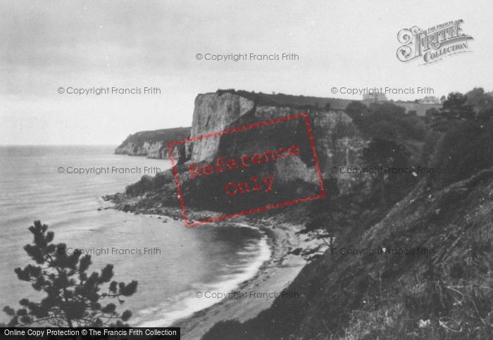 Photo of Seaton, Cliffs And Beach c.1950