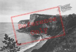 Cliffs And Beach c.1950, Seaton