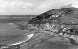 Coast Looking West c.1955, Seaton