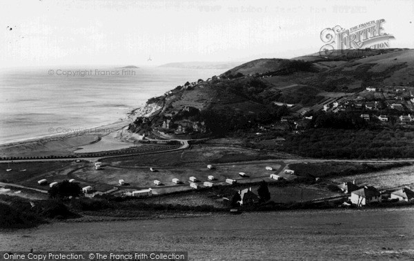 Photo of Seaton, Coast Looking West c.1960