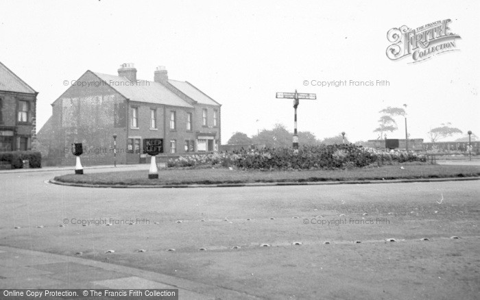 Photo of Seaton Delaval, The Roundabout And Site Of The Pillars c.1955