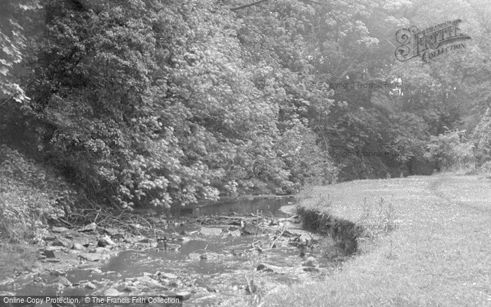 Photo of Seaton Delaval, The Stream, Holywell Dene c.1955