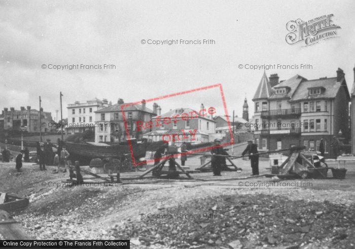 Photo of Seaton, Fishermen's Landing Stage c.1950