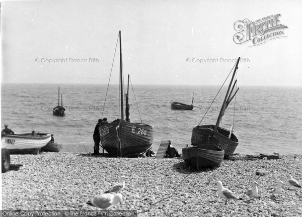 Photo of Seaton, Fishing Boats c.1950