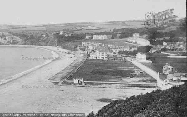 Photo of Seaton, From Haven Cliff 1895