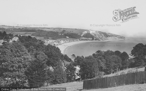 Photo of Seaton, From The Beer Road c.1955