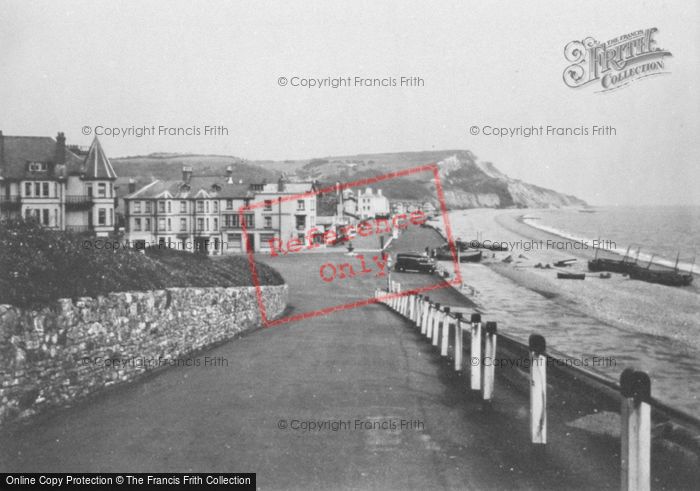 Photo of Seaton, From West Cliff c.1950