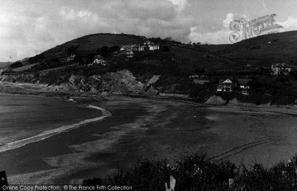 Photo of Seaton, Headland And Beach c.1955