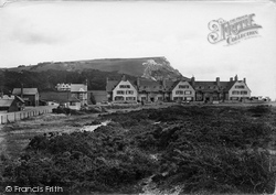 Houses Near Cliff 1922, Seaton