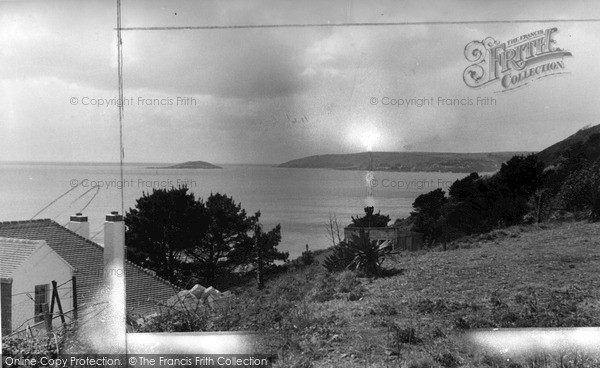 Photo of Seaton, Looe Island From The Hill c.1955