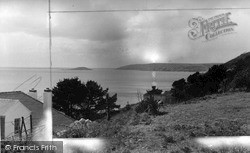 Looe Island From The Hill c.1955, Seaton