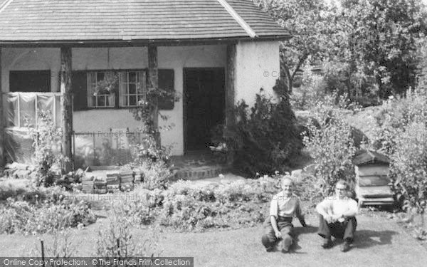 Photo of Seaton, Men In The Round House Garden c.1960