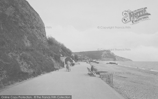 Photo of Seaton, Promenade 1925
