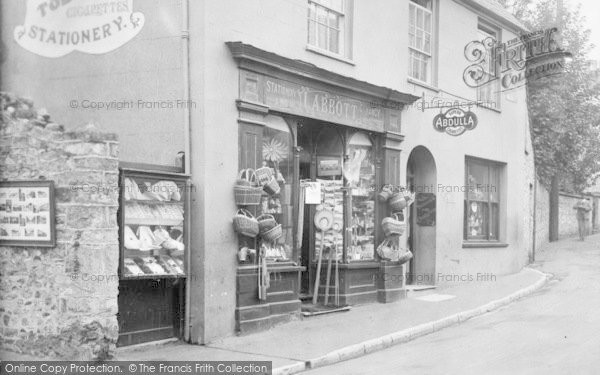 Photo of Seaton, Queen Street, Stationary Shop 1922