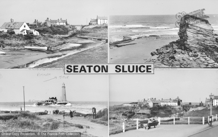 Photo of Seaton Sluice, Composite c.1965