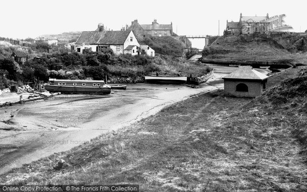 Photo of Seaton Sluice, The Harbour c.1955