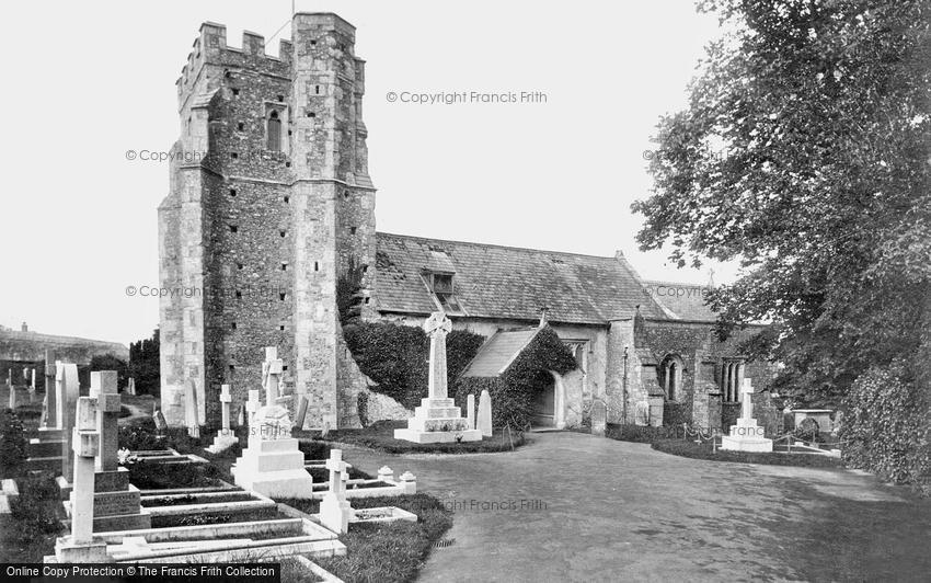 Seaton, St Gregory's Church and War Memorial 1922