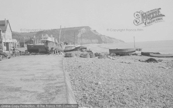 Photo of Seaton, The Beach c.1950
