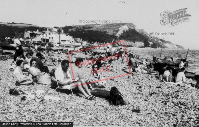 Photo of Seaton, The Beach c.1960