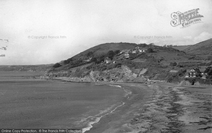 Photo of Seaton, The Beach Looking West c.1960