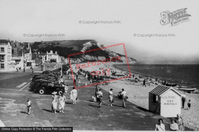 Photo of Seaton, The Promenade c.1955