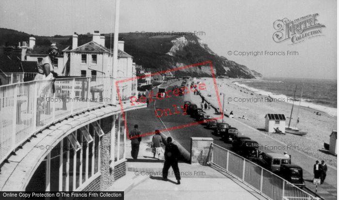 Photo of Seaton, The Promenade c.1955