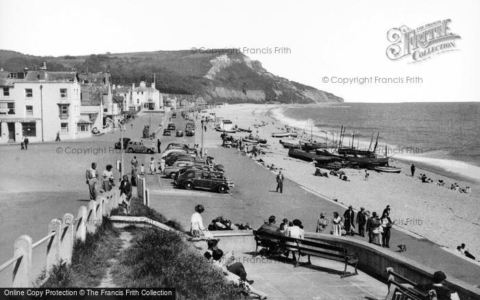 Photo of Seaton, The Promenade c.1955