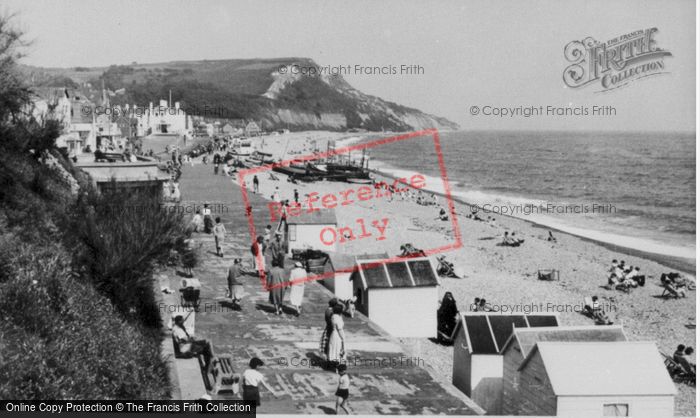 Photo of Seaton, The Promenade c.1960