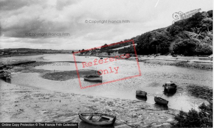 Photo of Seaton, The River From Seaton Bridge c.1960