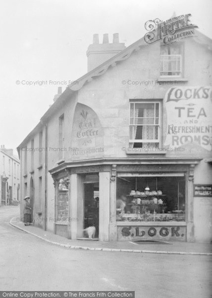 Photo of Seaton, The Square, Lock's Tea Rooms 1922