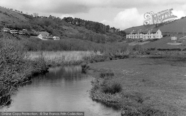 Photo of Seaton, The Stream c.1955