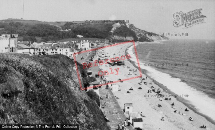 Photo of Seaton, View From The Cliffs c.1960