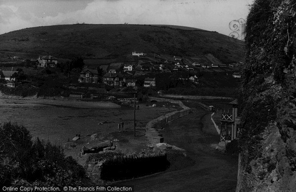 Photo of Seaton, View From The Cutting c.1955