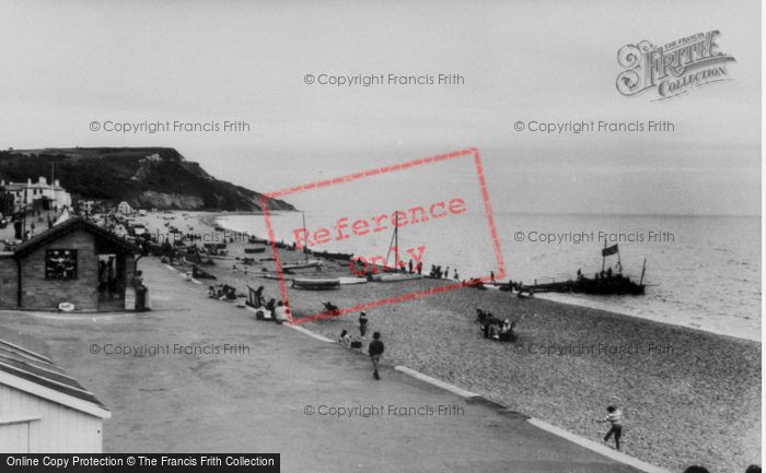 Photo of Seaton, View Of The Beach c.1960