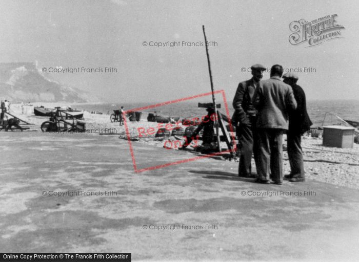 Photo of Seaton, Waiting For The Boats c.1955