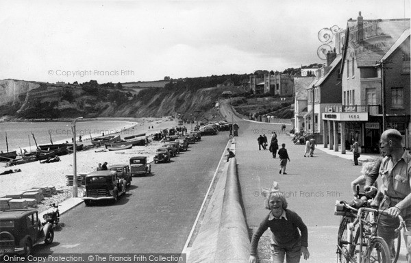 Photo of Seaton, West Cliff c.1950