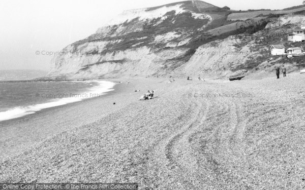 Photo of Seatown, Caravan Site From Beach c.1960