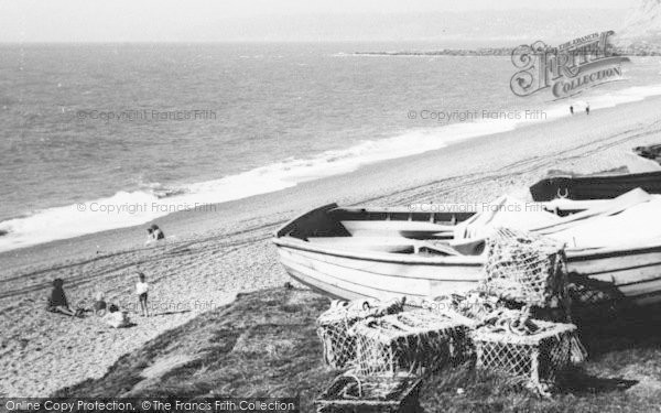 Photo of Seatown, Fishing Boats And Beach c.1960