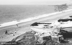Fishing Boats And Beach c.1960, Seatown