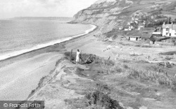 The Bay And Golden Cap c.1955, Seatown