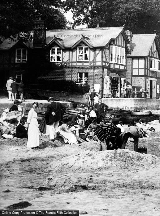 Photo of Seaview, People On The Beach 1913