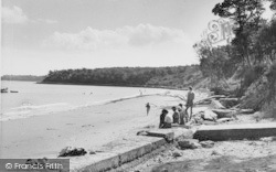 Priory Beach, Looking South c.1950, Seaview
